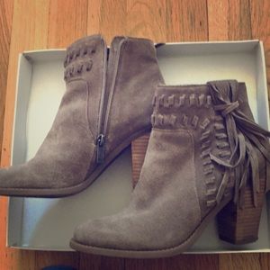 Taupe Suede Boots- by Jessica Simpson